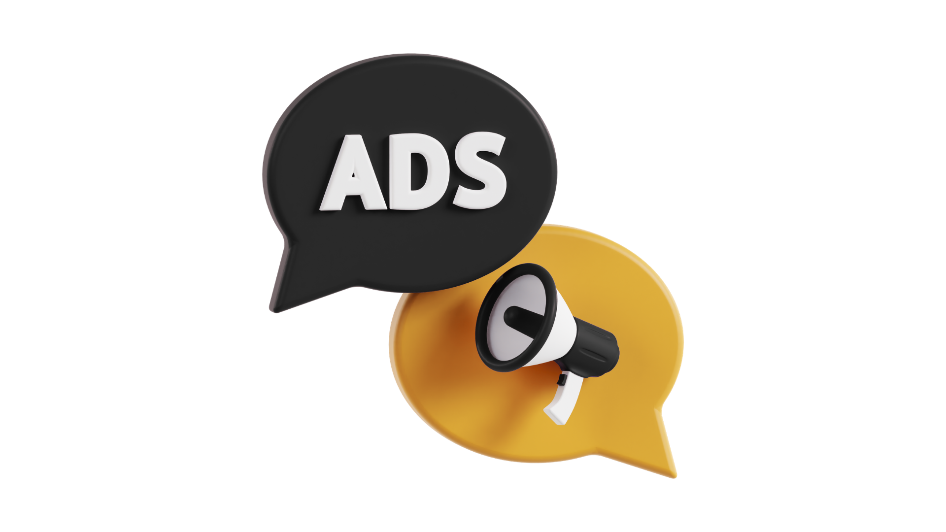 Paid advertising concept - ad messaging reaching an audience