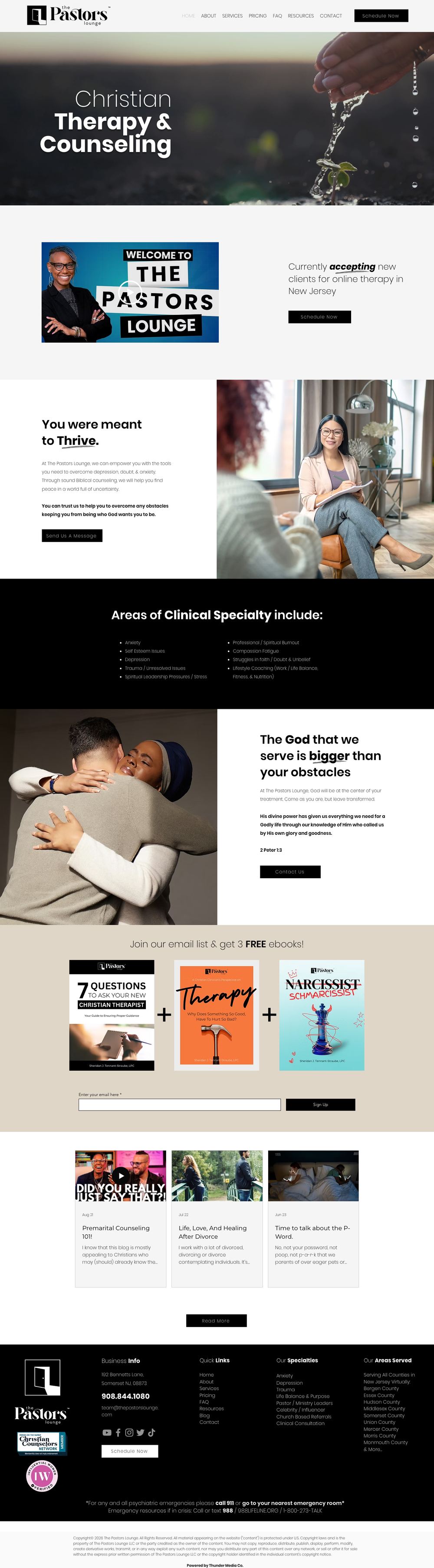 The Pastors Lounge website